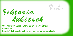 viktoria lukitsch business card